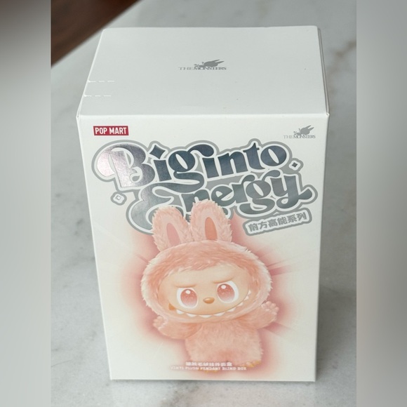 NEW Authentic Open Box Sealed Bag Popmart Big into Energy Labubu - Happiness - Picture 3 of 6